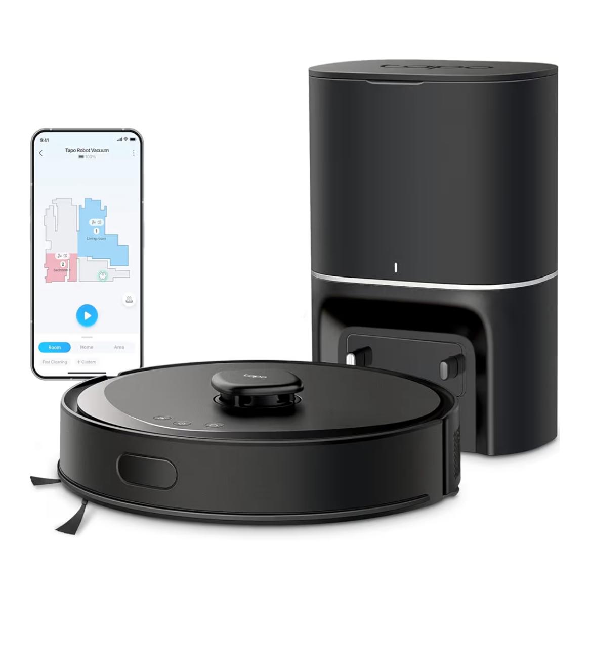 Robot aspirador inteligente auto-vaciado 3L, Lidar,