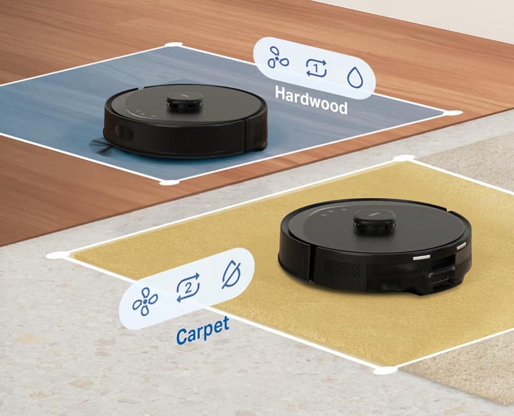 Robot aspirador inteligente auto-vaciado 3L, Lidar,