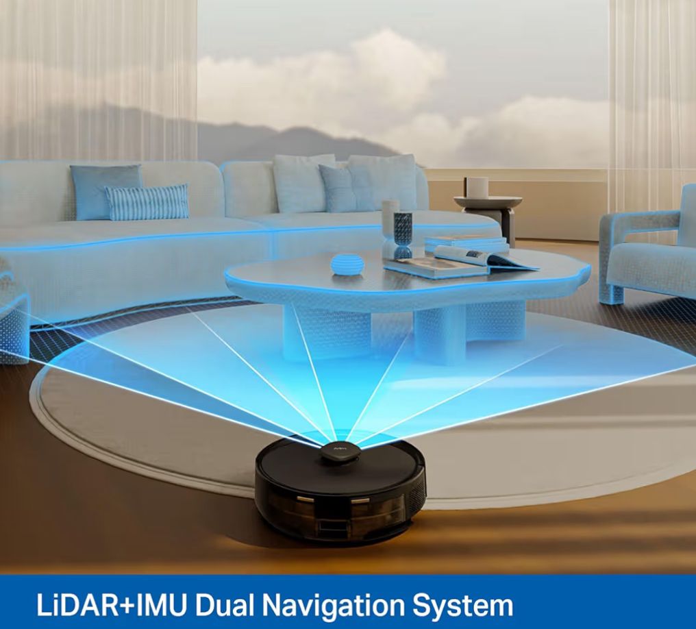 Robot aspirador inteligente auto-vaciado 3L, Lidar,